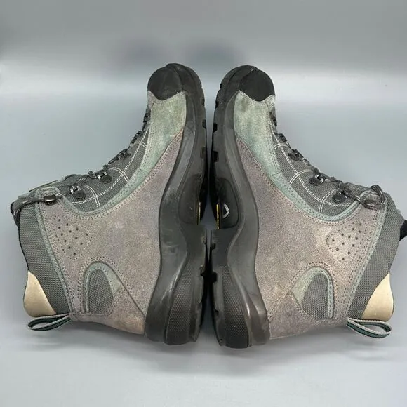 Asolo Hiking Mid High Boots Womens Size 9 Gray Hiking Boots Outdoor Shoes