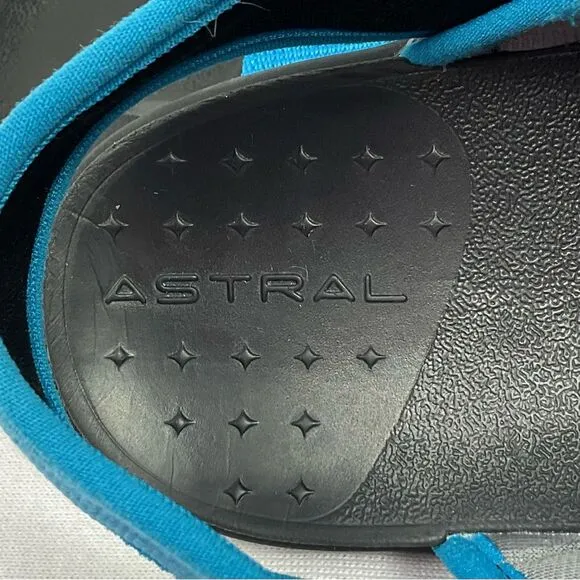 Astral Men’s Webber Sandal Turquoise Sz 9 Water Blue Adjustable Outdoor