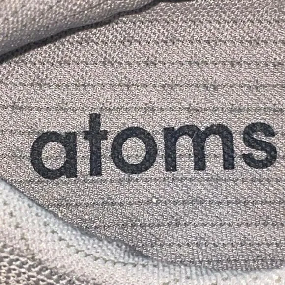 Atoms Gray Sneakers Shoes Model 000 R 19 Men's 6.5 Women’s 8 Comfortable Casual