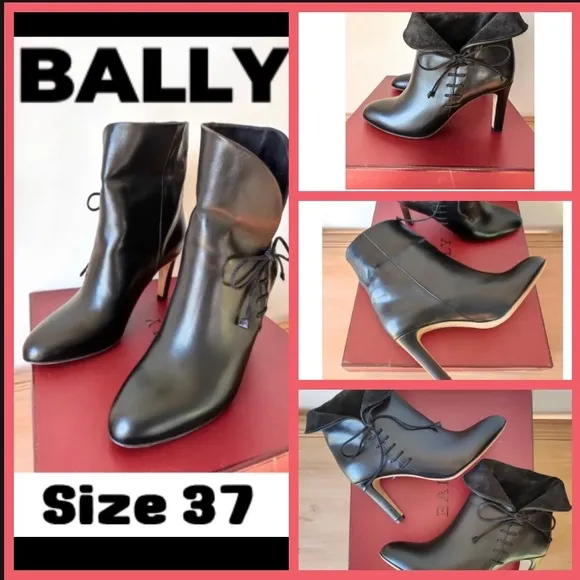 BALLY of Switzerland. Famous Shoe &amp; Leather maker of Europe. Classy booties ! 🧡