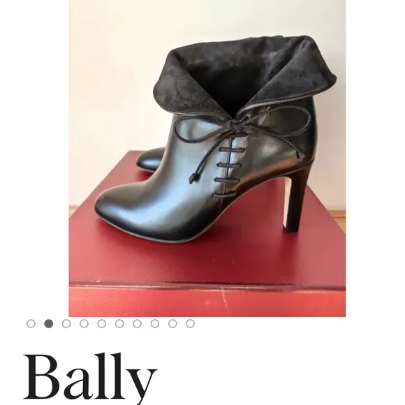 BALLY of Switzerland. Famous Shoe &amp; Leather maker of Europe. Classy booties ! 🧡