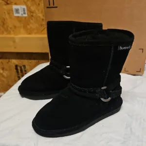 Bearpaw Girls Black Boots