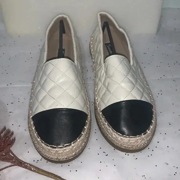 Beautiful Lingge Straw Woven Platform Shoes size 36
