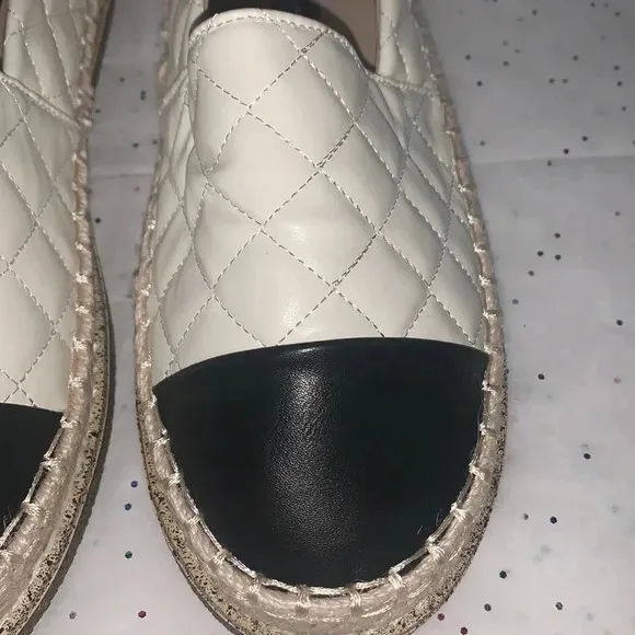 Beautiful Lingge Straw Woven Platform Shoes size 36