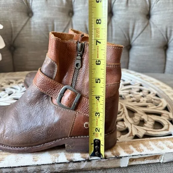 Bed Stu Brown Leather Ankle Boots Women’s 9