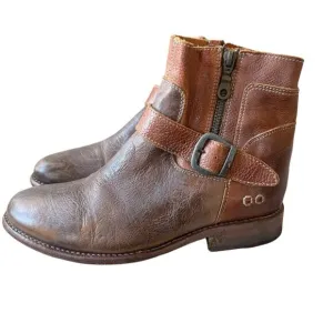 Bed Stu Brown Leather Ankle Boots Women’s 9