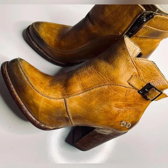 Bed Stu Isla Leather Ankle Boots