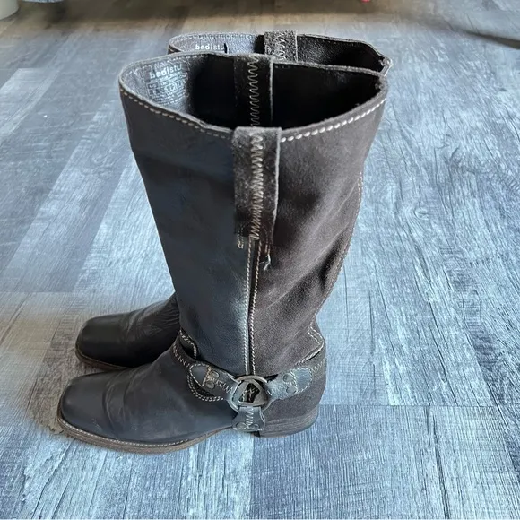 Bed Stu Knee High Leather Boots Size 8