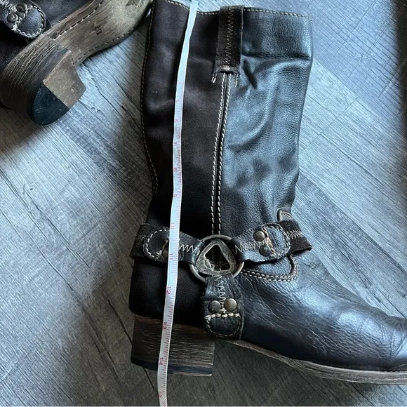 Bed Stu Knee High Leather Boots Size 8