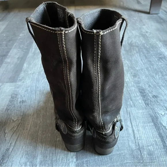 Bed Stu Knee High Leather Boots Size 8