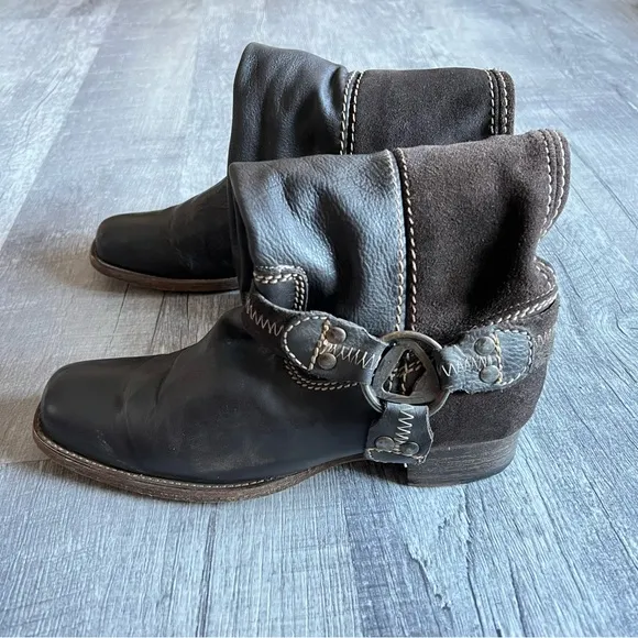 Bed Stu Knee High Leather Boots Size 8