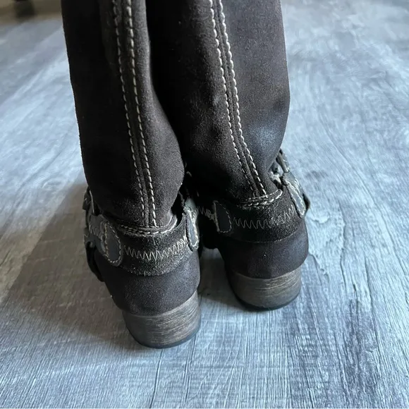 Bed Stu Knee High Leather Boots Size 8