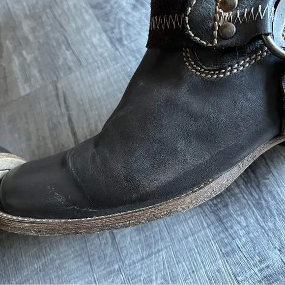 Bed Stu Knee High Leather Boots Size 8