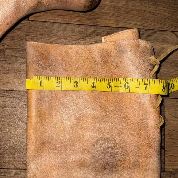 Bed Stu Size 10 Women’s Cobbler Series Heeled Tall Boots Rustic Tan Manchester