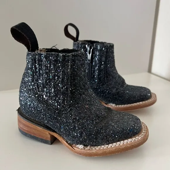 Bella Breez Boutique Sparkly Girls Ankle Boots