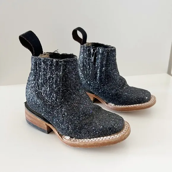 Bella Breez Boutique Sparkly Girls Ankle Boots