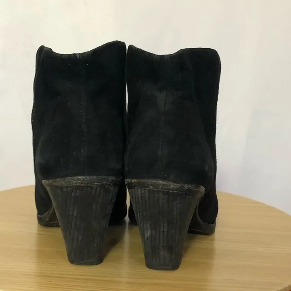 Belle by Sigerson Morrison black suede ankle boot