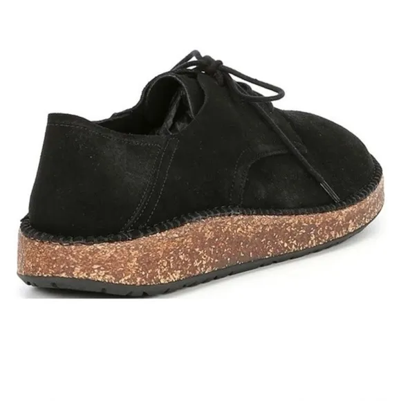 Birkenstock Black Gary Suede Leather Unisex Shoes