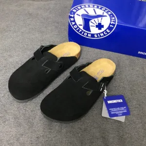 Birkenstock Boston Black Narrow Mules Comfortable Slip-On Clogs