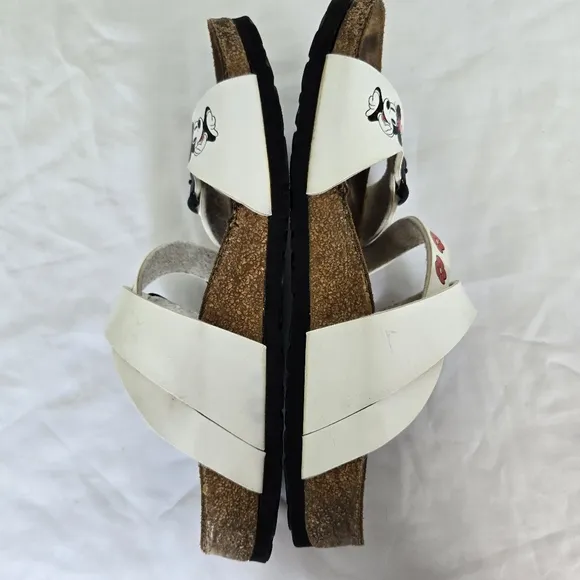 Birkenstock Disney Minnie White Red Shoes