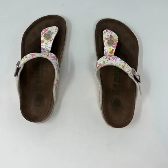 Birkenstock Gizeh Summer Floral Vegan Sandals Shoes Women
