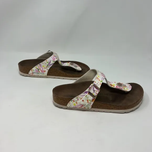Birkenstock Gizeh Summer Floral Vegan Sandals Shoes Women