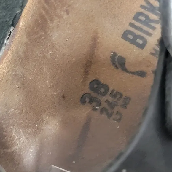Birkenstock Kairo Shoes Leather Oiled Sandals Ankle Strap Black