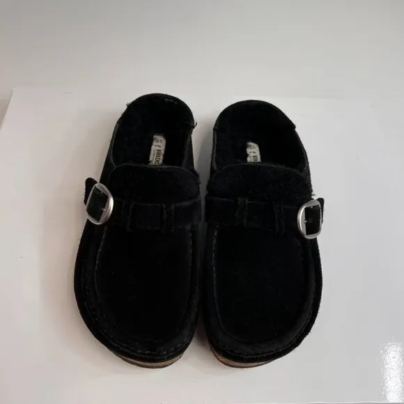 Birkenstock Sandal Women 10 Shearling Slide Clog Strap Buckley Hip Party Core Ex