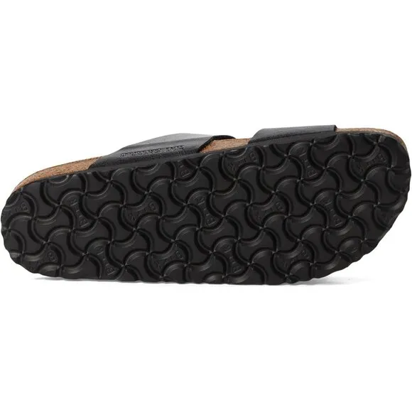 Birkenstock Shoes Sydney Luxe Buckle Licorice Black Slide Sandals