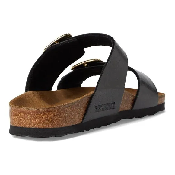 Birkenstock Shoes Sydney Luxe Buckle Licorice Black Slide Sandals