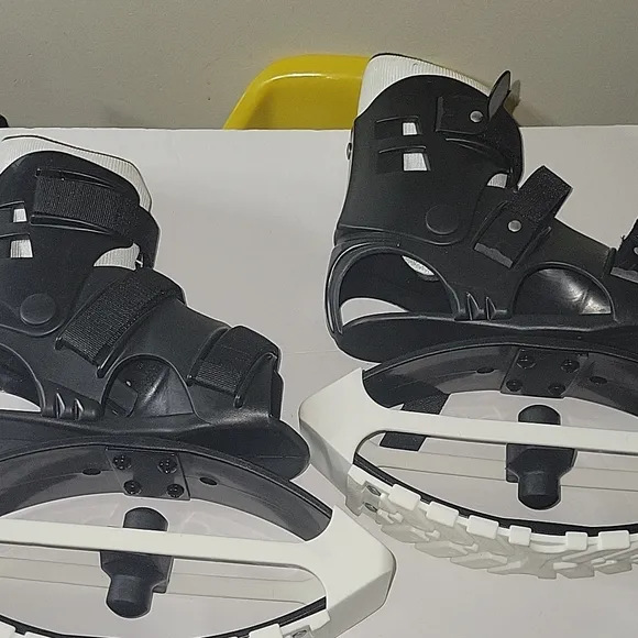 Black and White Bounce Boots Kids Shoes