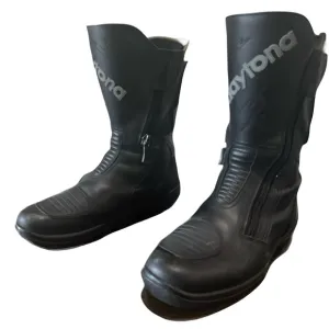 Black Men's Motorcycle Boots