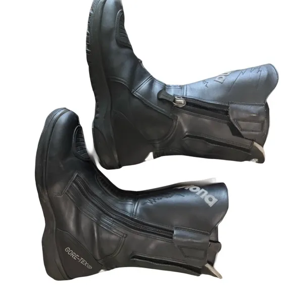 Black Men's Motorcycle Boots