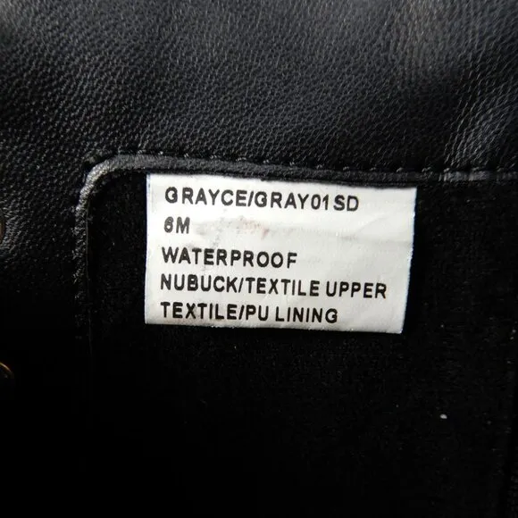 Blondo Grayce Waterproof Platform Bootie Boots Size 6 Black Leather NEW