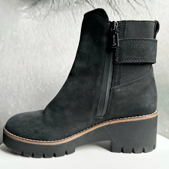 🌸BLONDO🌸 Waterproof Devany Black AnkleBoots Size:6