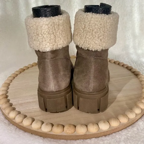 BLONDO Waterproof PLAKA - EU 37 - Taupe Suede Ankle Boots **FINAL PRICE**