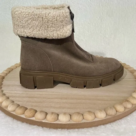 BLONDO Waterproof PLAKA - EU 37 - Taupe Suede Ankle Boots **FINAL PRICE**