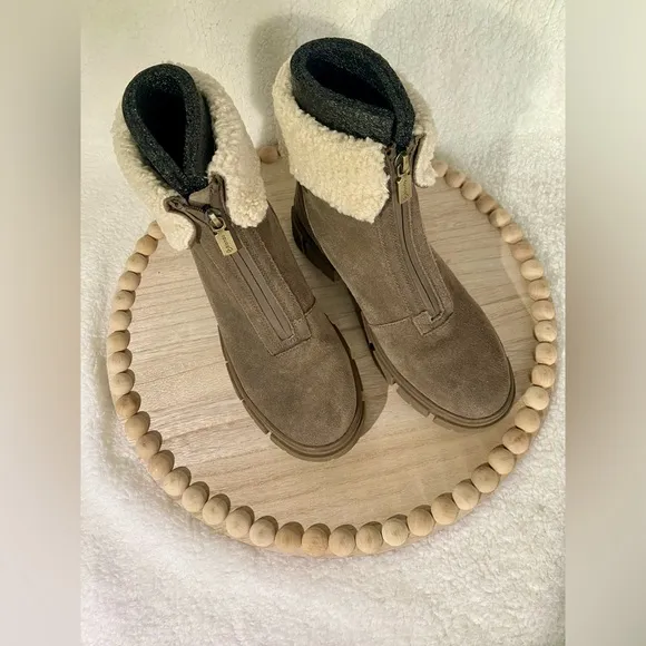 BLONDO Waterproof PLAKA - EU 37 - Taupe Suede Ankle Boots **FINAL PRICE**