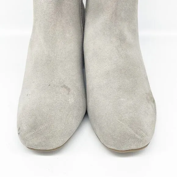 Blondo Women's Etana Waterproof Block Heel Bootie Fallen Rock Suede Size 7