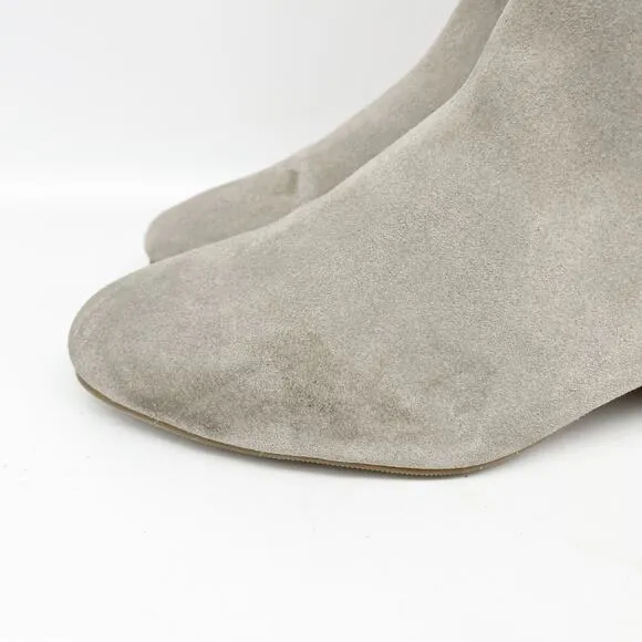 Blondo Women's Etana Waterproof Block Heel Bootie Fallen Rock Suede Size 7