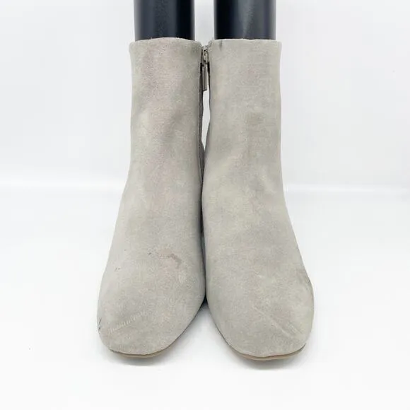 Blondo Women's Etana Waterproof Block Heel Bootie Fallen Rock Suede Size 7