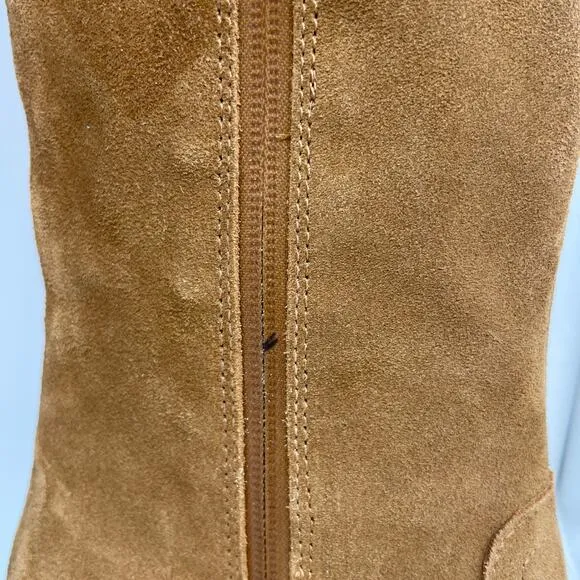 Blondo Women's Tessa Waterproof Knee High Boot Cognac Size 6.5M