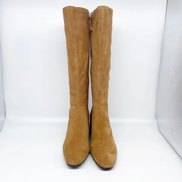 Blondo Women's Tessa Waterproof Knee High Boot Cognac Size 6.5M