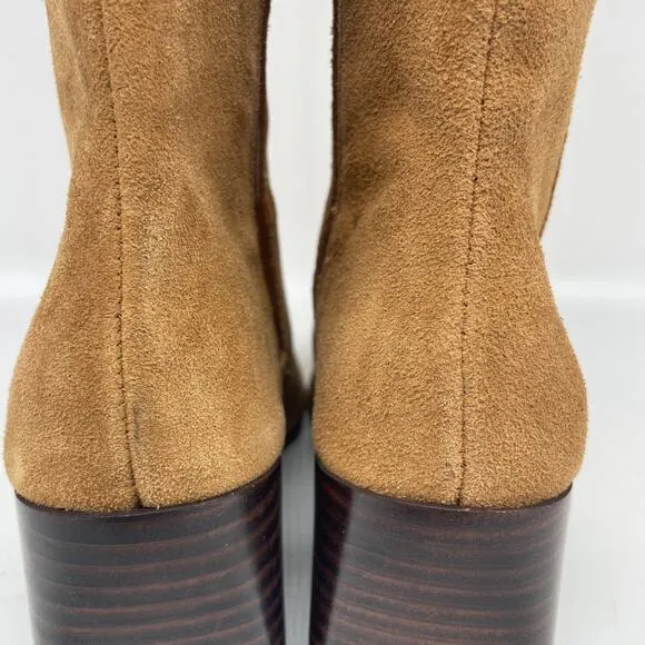 Blondo Women's Tessa Waterproof Knee High Boot Cognac Size 6.5M