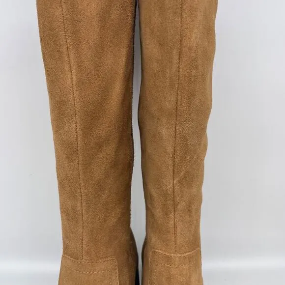 Blondo Women's Tessa Waterproof Knee High Boot Cognac Size 6.5M