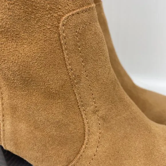 Blondo Women's Tessa Waterproof Knee High Boot Cognac Size 6.5M