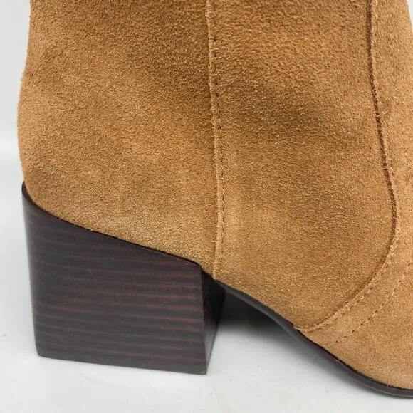 Blondo Women's Tessa Waterproof Knee High Boot Cognac Size 6.5M