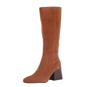 Blondo Women's Tessa Waterproof Knee High Boot Cognac Size 6.5M