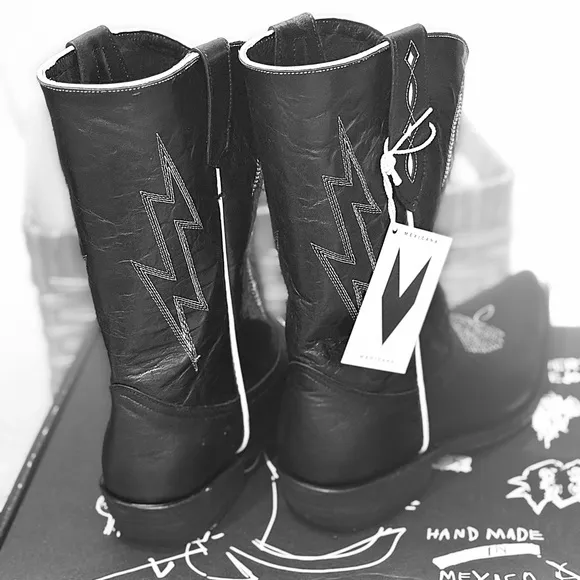 BNWT Free People x Mexicana Lightning Strikes Cowboy Boots fits size 9.5, 10