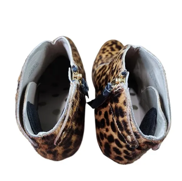 Boden Hoxton Animal Print Ankle Boots